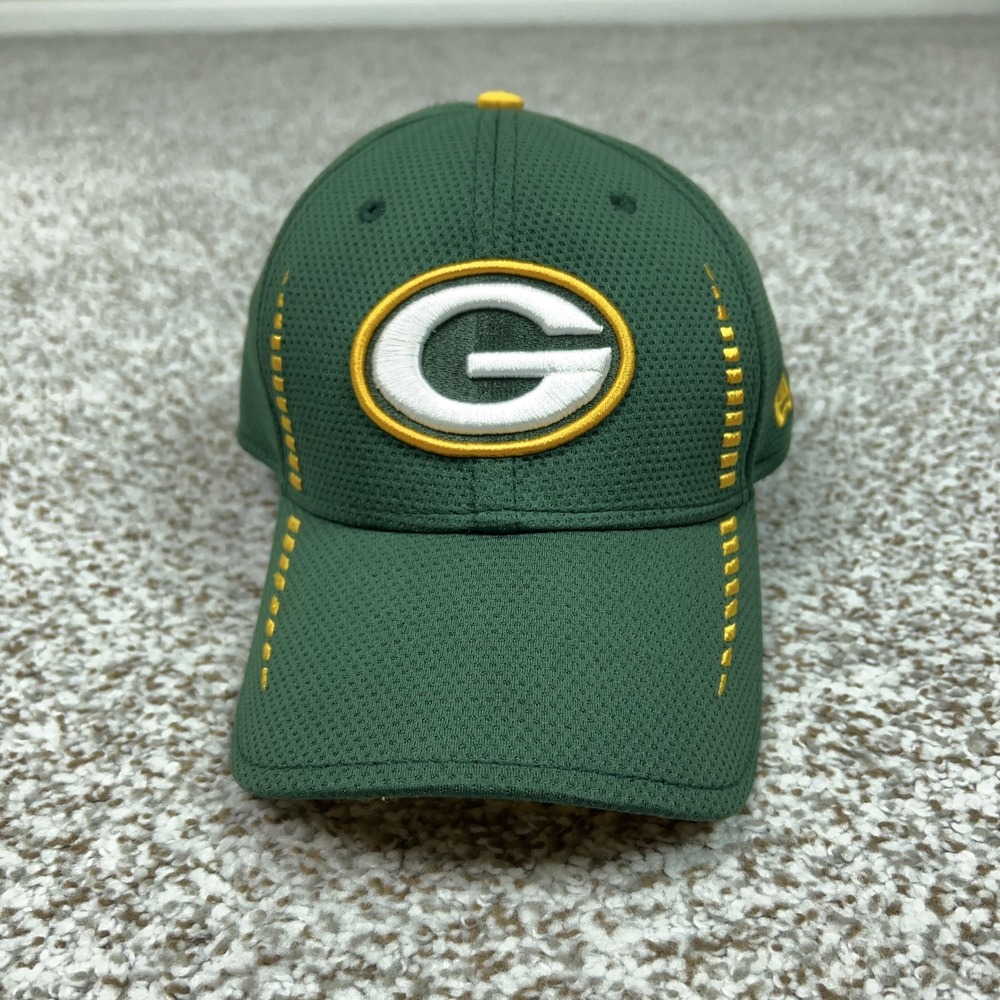 Green Bay Packers Hat Cap Flex Mens Medium NFL Football New Era‎ 39THIRTY Sports